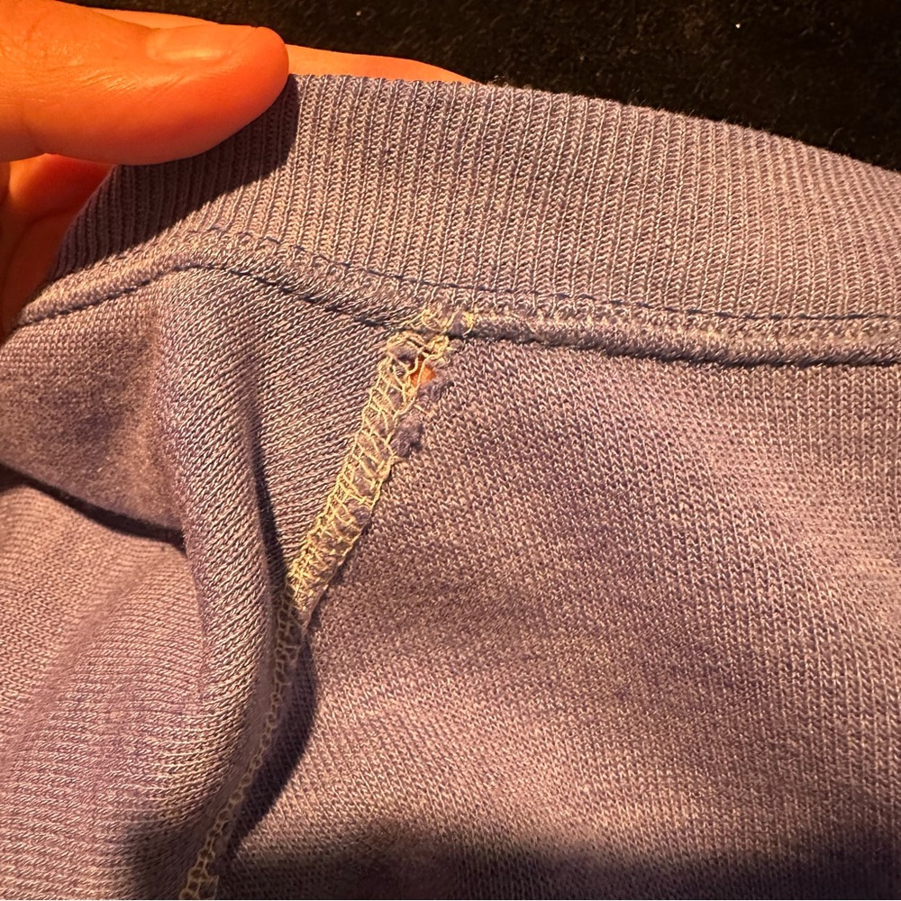Vintage 80s Beverly Hills Polo Club Crewneck Sweatshirt Blue - Picture 6 of 8